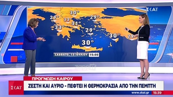 Η Χριστίνα Σούζη θέλει αλλά… ο καιρός δεν συνεργάζεται (Video) - Media