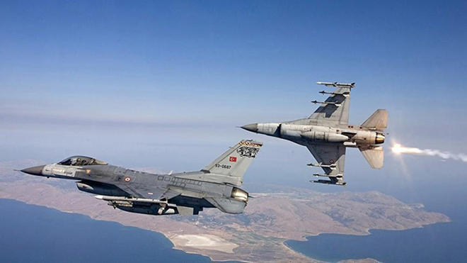 Πτήσεις τουρκικών αεροσκαφών πάνω από το Στρογγυλό, την Πλάκα και τους Ανθρωποφάγους - Media