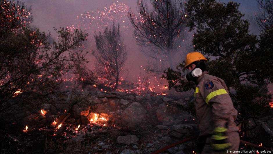 Ο φόβος μπροστά στις φλόγες: Εκτεταμένα ρεπορτάζ στα γερμανικά ΜΜΕ για τις φωτιές στην Ελλάδα - Media