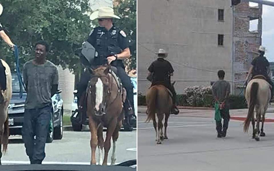Δημόσια συγγνώμη από την αστυνομία του Τέξας για την εικόνα «δουλείας» - Media