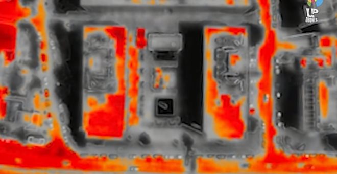 Εικόνες - σοκ από τον καύσωνα: Η θερμική απεικόνιση των κτιρίων της Κηφισίας - Στους 60 β. η θερμοκρασία σε ταράτσες κι άσφαλτο (Video) - Media