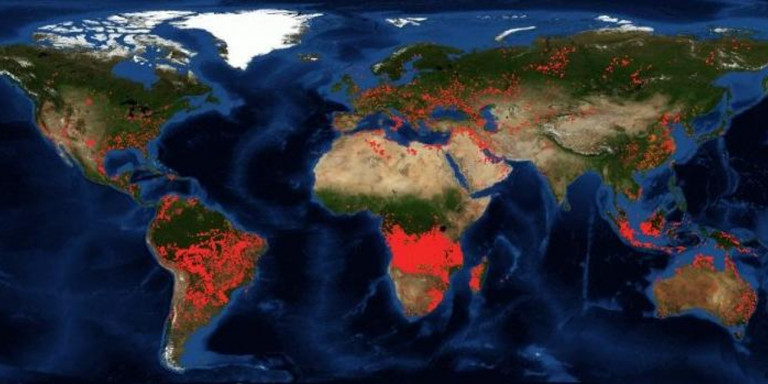 Στις φλόγες η Κεντρική Αφρική - Πυρκαγιές μεγαλύτερες από τον Αμαζόνιο - Media