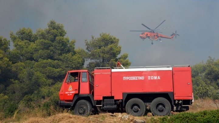 Σε ύφεση η φωτιά στην Αχαΐα - Media