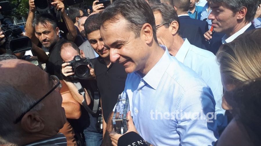 Στο περίπτερο του ΠΑΟΚ ο Μητσοτάκης - «Γρήγορα στο νέο γήπεδο» (Video) - Media