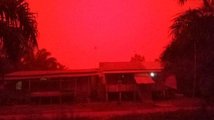 Εφιάλτης: Κόκκινος ουρανός από τις φωτιές και τη μόλυνση (Photos) - Media