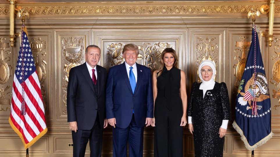 Ο Ερντογάν στη δεξίωση του Τραμπ - Επιδιώκοντας συμφωνίες όχι κυρώσεις - Media