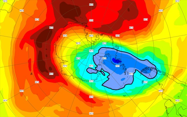 H τρύπα του όζοντος φέτος είναι η μικρότερη εδώ και τρεις δεκαετίες - Media