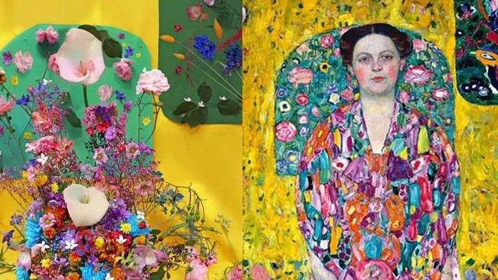 Εμβληματικοί πίνακες ως ανθοσυνθέσεις - Media