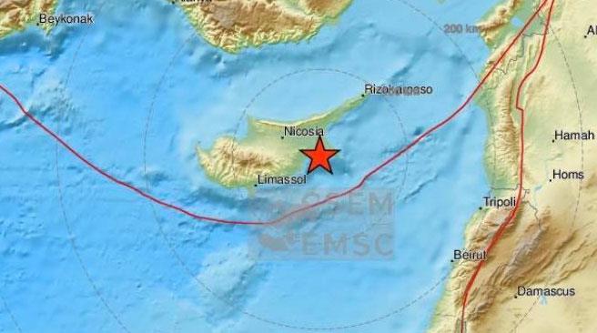 Σεισμός μεγέθους 3,2 Ρίχτερ ανοιχτά της Κύπρου - Media