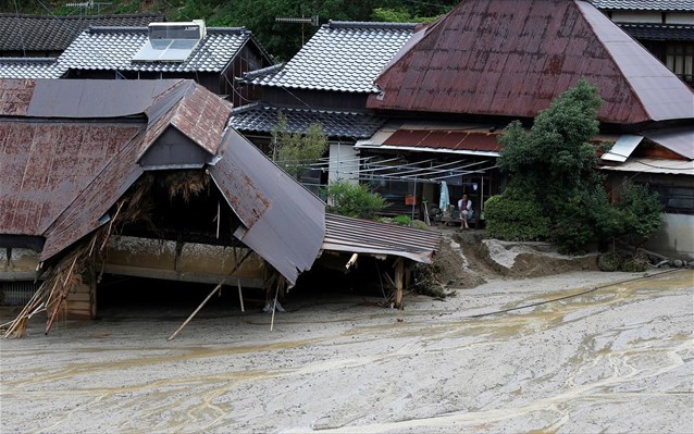 Ιαπωνία: Στους 12 οι νεκροί από τις πλημμύρες που προκάλεσαν οι καταρρακτώδεις βροχές - Media