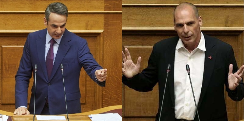 Μητσοτάκης-Βαρουφάκης «διασταυρώνουν ξίφη» για τη Μόρια - Media