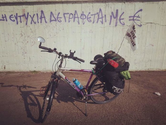 Στην Κρήτη ο ποδηλάτης που ξεκίνησε από Λευκάδα - Ποιο το μήνυμα που μεταφέρει (Photo) - Media