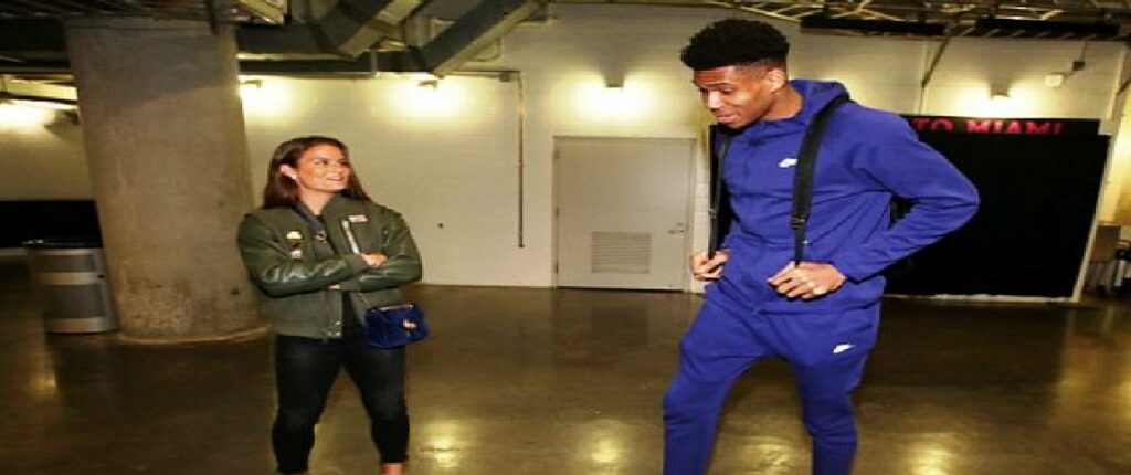 Η Σάκκαρη «πανηγυρίζει» για το δώρο του Αντετοκούνμπο - Media