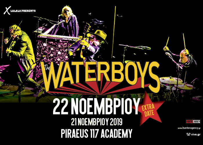 The Waterboys | EXTRA DATE: Παρασκευή 22 Νοεμβρίου - Η προπώληση ξεκινά Τρίτη 29 Οκτωβρίου - Media