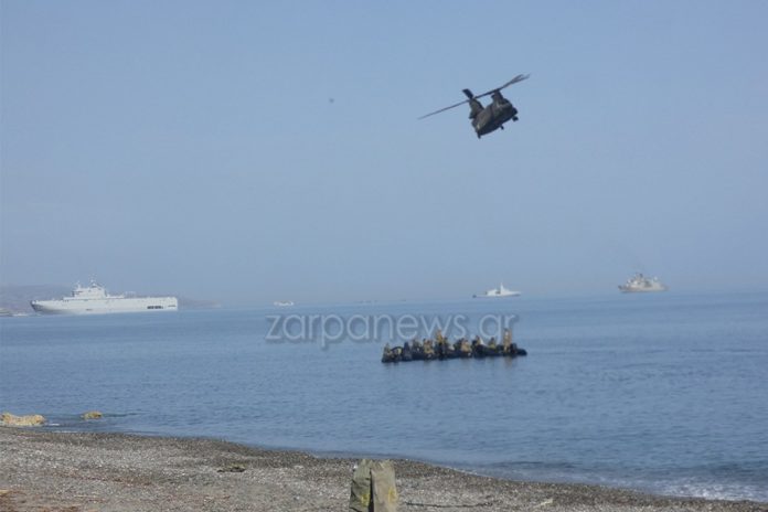 Πλοία, ελικόπτερα και κομάντο στον κόλπο των Χανίων: Η στρατιωτική άσκηση «Μέδουσα 9» (Photos | Video) - Media