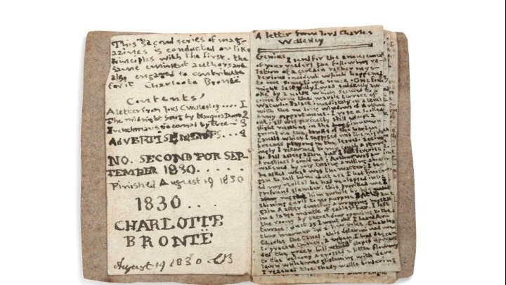 Πρόδρομος της «Τζέιν Έιρ» ένα βιβλιαράκι της 14χρονης Σαρλότ Μπροντέ - Media