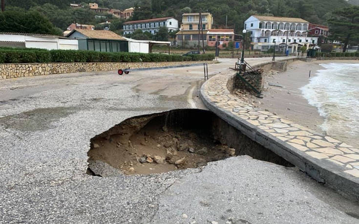 Σε κατάσταση έκτακτης ανάγκης περιοχές της Κέρκυρας  - Media