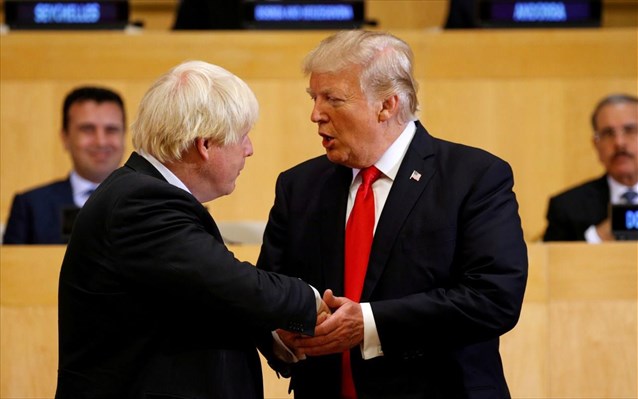 Παρέμβαση Τραμπ στις βρετανικές εκλογές - Καλεί Τζόνσον και Φάρατζ να ενώσουν τις δυνάμεις τους - Media