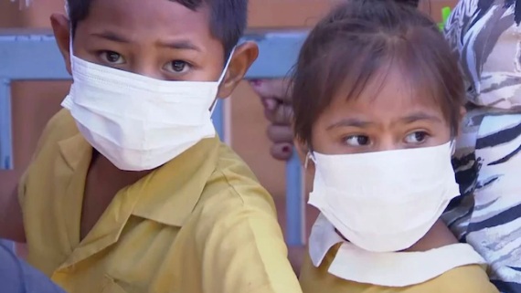 Σαμόα: Κόκκινο πανί έξω από τα σπίτια όσων δεν έχουν εμβολιαστεί για ιλαρά - Media