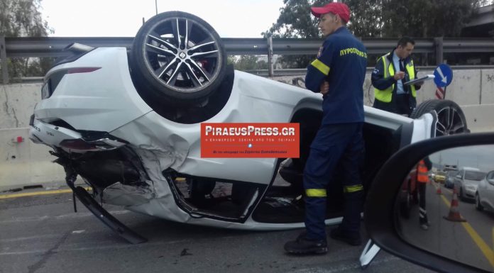 Σοβαρό τροχαίο στη Συγγρού: Ντελαπάρισε αυτοκίνητο, εγκλωβίστηκε οδηγός  - Media