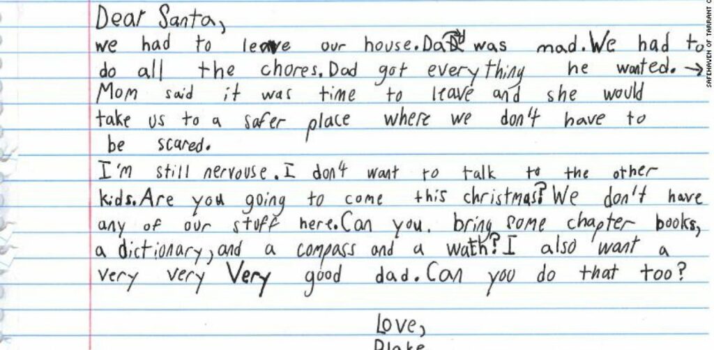 HΠΑ: Κακοποιημένος 7χρονος ζήτησε από τον Αη Βασίλη «έναν πολύ, πολύ, πολύ  καλό μπαμπά» - Media