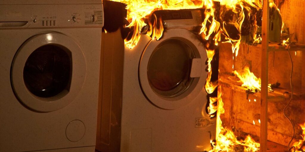 Ρέθυμνο: Άρπαξε φωτιά το πλυντήριο ρούχων - Media