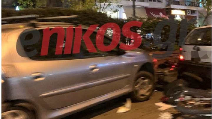 Καραμπόλα στο κέντρο της Αθήνας (Photos) - Media