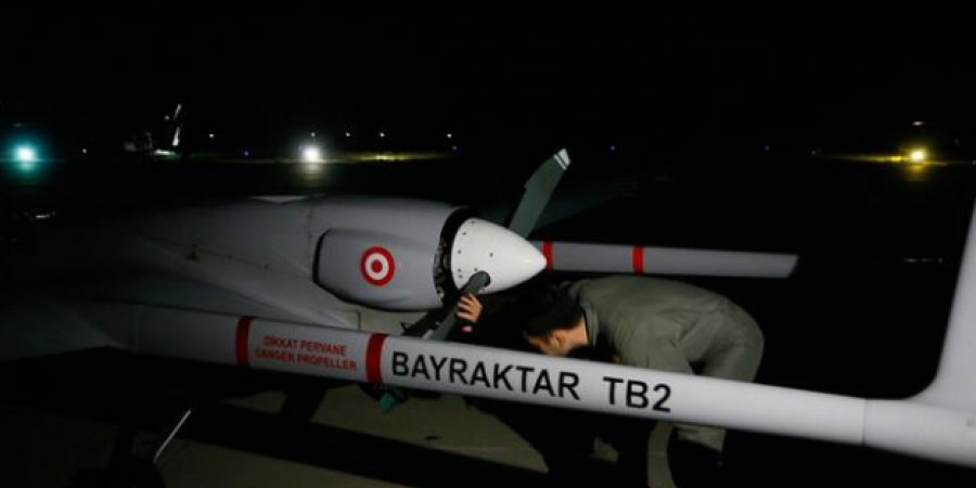 Το τουρκικό drone Bayraktar TB2 προσγειώθηκε στα κατεχόμενα (Video) - Media