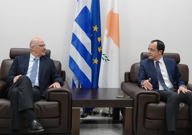 Δένδιας - Χριστοδουλίδης: Συντονισμός για EastMed, Λιβύη, Τουρκία - Media