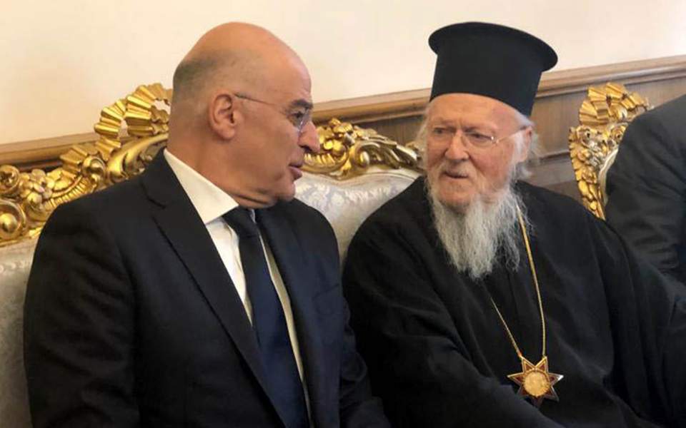Στο Φανάρι ο Ν. Δένδιας - Συνάντηση με τον Οικουμενικό Πατριάρχη Βαρθολομαίο - Media