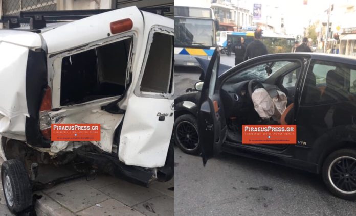Δύο σοβαρά τροχαία στη Νίκαια - Σύγκρουση οχημάτων (Photos) - Media