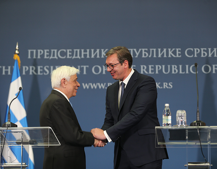 Επίσκεψη του Προέδρου της Σερβίας στην Αθήνα - Συνάντηση με τον Πρ. Παυλόπουλο - Media