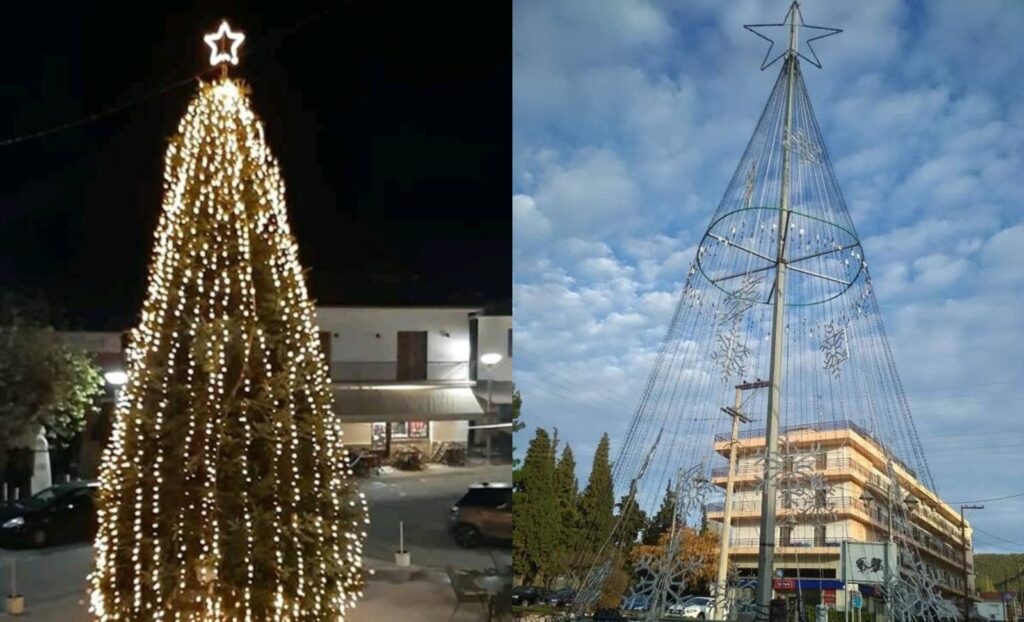 Χαλκιδική: Στον Δήμο που προμηθεύει έλατα όλη την Ελλάδα στολίζουν... σίδερα (Photos) - Media