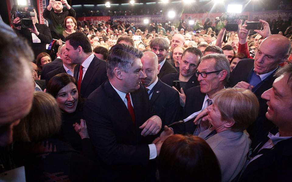 Κροατία: Aνετη νίκη του πρώην πρωθυπουργού Μιλάνοβιτς στις προεδρικές εκλογές - Media