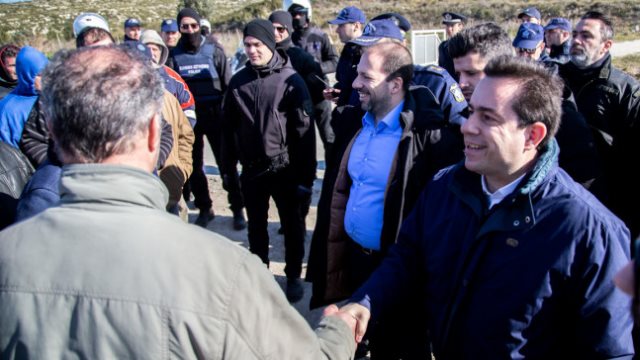 Στη Λέρο βρέθηκε ο υπουργός Μετανάστευσης και Άσυλου Ν. Μηταράκης - Media