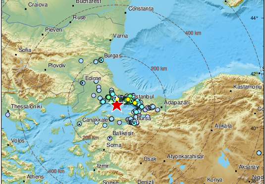 Σεισμός 4,7 Ρίχτερ κοντά στην Κωνσταντινούπολη - Media