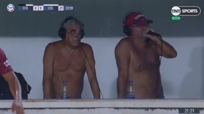 Αργεντινή: Σπίκερ έκαναν περιγραφή γυμνοί λόγω ζέστης! (Video) - Media