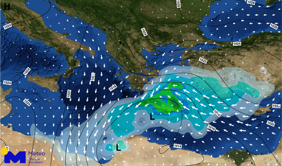 Έκτακτο ΕΜΥ: Νέα κακοκαιρία με ισχυρές βροχές και αφρικανική σκόνη - Πότε και πού θα χτυπήσει (Χάρτες) - Media
