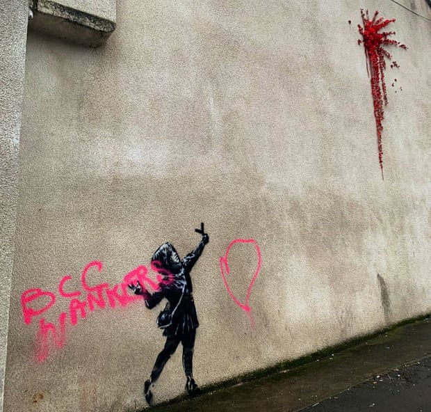 Βανδάλισαν έργο τέχνης του Banksy στο Μπρίστολ, λίγες ημέρες μετά την εμφάνισή του - Media