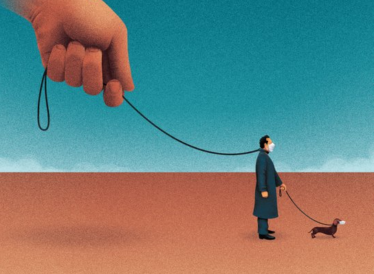 «Όλα υπό έλεγχο»! Καυστικό πρωτοσέλιδο Economist για την ελευθερία στην εποχή του κορωνοϊού - Media
