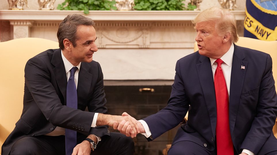 Συνομιλία Κ. Μητσοτάκη με Ντόναλντ Τραμπ για την κατάσταση στα ελληνοτουρκικά σύνορα - Media