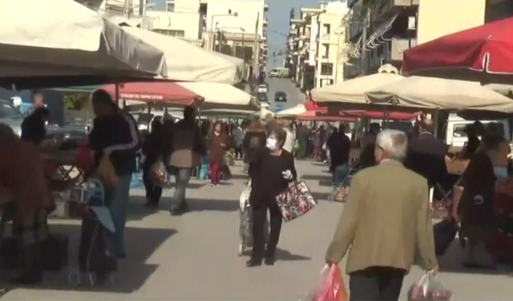 Koρωνοϊός-λαϊκές αγορές: Ο φόβος για «λουκέτο» απέφερε τήρηση κανόνων από πωλητές και πολίτες (Video)  - Media