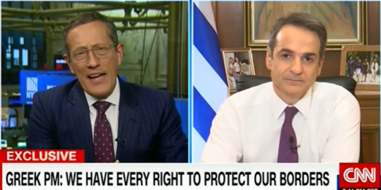 Μητσοτάκης στο CNN: Νεκρή η συμφωνία ΕΕ - Τουρκίας, η Άγκυρα χρησιμοποιεί τους ανθρώπους σαν πολιτικά πιόνια - Media