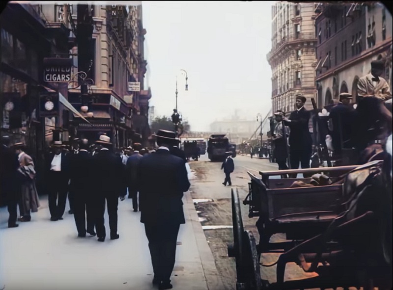 Ταξίδι μέσα στον χρόνο: Δείτε σε ένα απίστευτο βίντεο τη Νέα Υόρκη του 1911 (Video) - Media