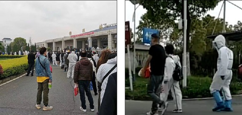Σπαρακτικό βίντεο: Εκατοντάδες άνθρωποι περιμένουν στην ουρά για να πάρουν τις στάχτες συγγενών τους που πέθαναν από κορωνοϊό - Media