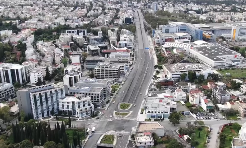 Κορωνοϊός-καραντίνα: Οι δρόμοι της Αθήνας από ψηλά (drone video) - Media