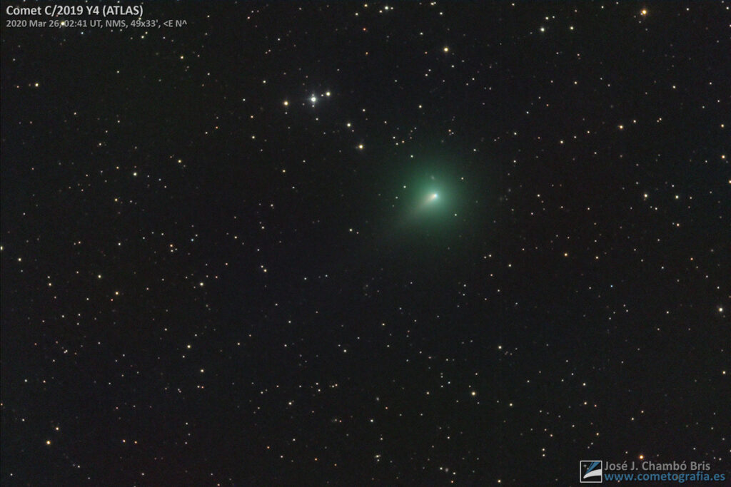 Πλησιάζει αργά αλλα σταθερά τη Γη ο πρασινωπός κομήτης Άτλας - Media