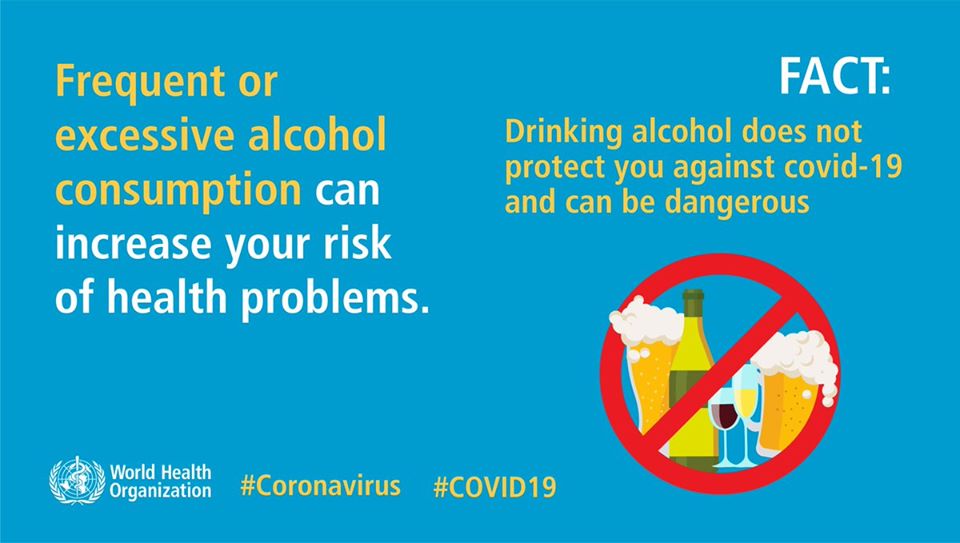 Viral η ανάρτηση του ΠΟΥ: Μην πίνετε αλκοόλ – Δεν σας προστατεύει από τον κορωνοϊό - Media