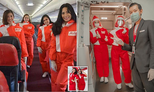 H «Air Asia» αποκαλύπτει τις νέες στολές των αεροσυνοδών λόγω κορωνοϊού (Photos) - Media