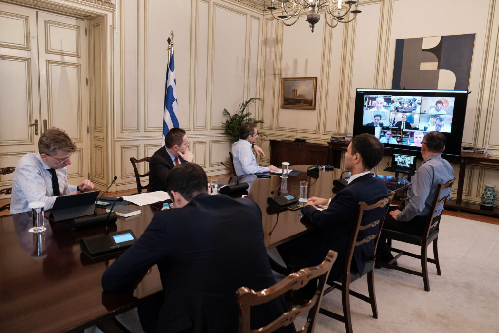 Τηλεδιάσκεψη Μητσοτάκη με εκπροσώπους 5 μεγάλων τεχνικών εταιρειών - Ποιοι συμμετείχαν και τι συμφωνήθηκε - Media